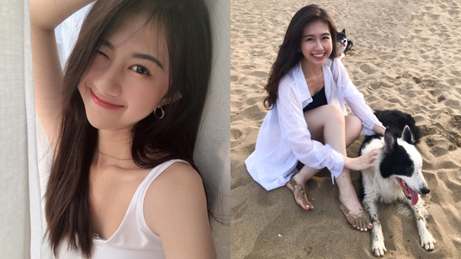 「学生女神」馨亚遭前经纪人控侵占不起诉。(翻摄馨亚脸书)