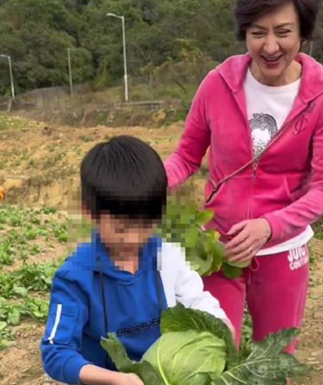 洪金宝老婆样貌让网友大讚风韵犹存。（图／截图自微博）