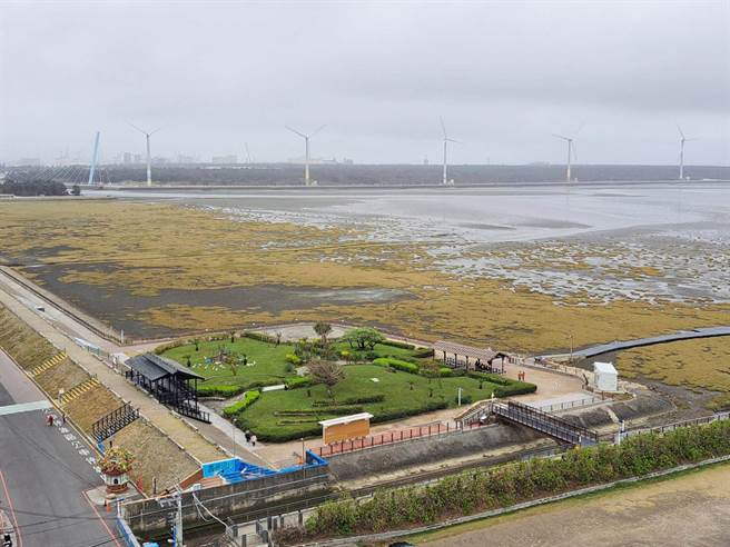 全台唯一红白相间的高美灯塔，规画为全国第一座提供泊宿服务活化的灯塔；登塔可鸟瞰高美溼地的美景。(陈世宗摄)