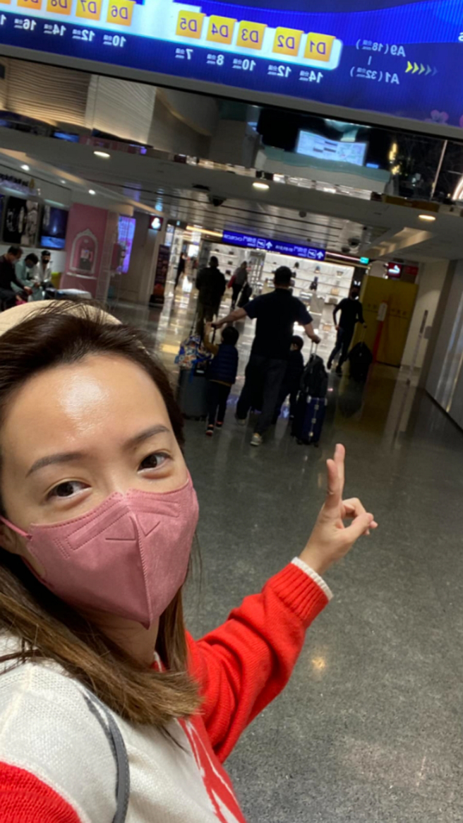 Linda惊喜曝光41岁近况。（图／摘自Linda廖语晴脸书）