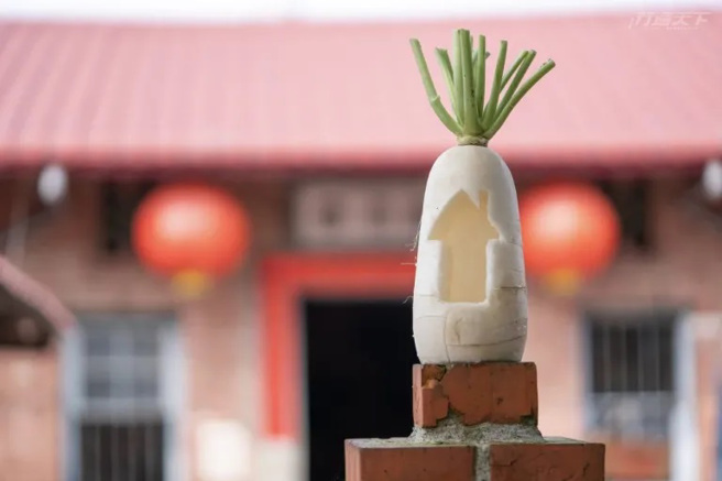 充满传统文化体验的好采头艺术祭可以制作可爱的萝卜灯。（图片提供：芦竹湳古厝-苗栗县传统聚落文化协会）