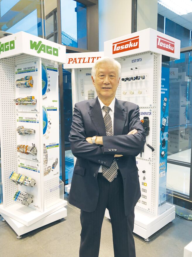 靄崴科技董事長陳金柏。圖／莊富安