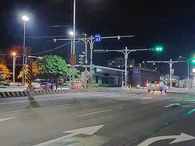 民雄鄉台1線與中山路、工業一路口為科技執法路段，4個月舉發1899件，有機會成為嘉義縣交通違規取締金雞母。( 嘉義縣警察局提供∕呂妍庭嘉義傳真）