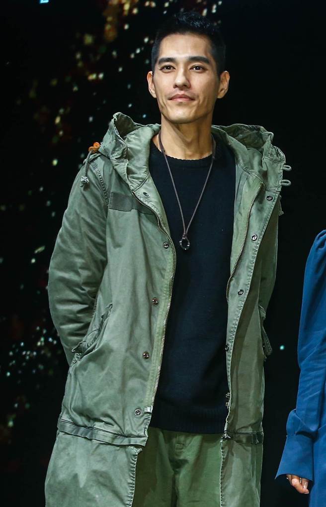 蓝正龙暴瘦一圈出席米神国际启动记者会。（粘耿豪摄）