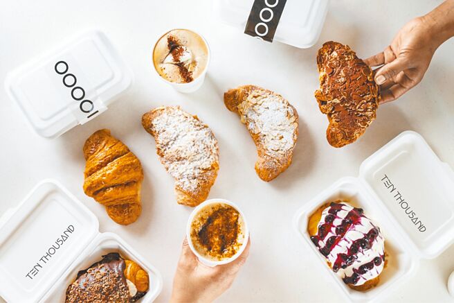 Ten Thousand Coffee台灣使用與澳洲、紐約相同的原版菜單，並推出台灣限定品項。（Ten Thousand Coffee提供）