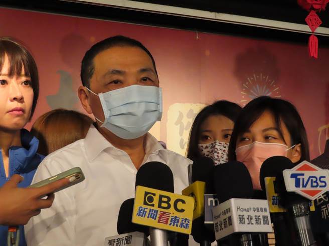 新北市長侯友宜。（葉德正攝）