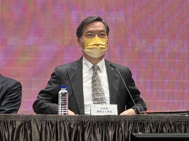 行政院发言人罗秉成。（黄婉婷摄）