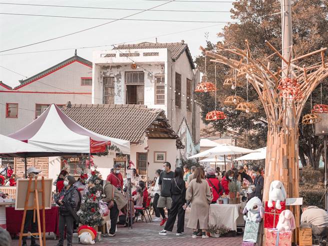 「彰化县田中镇北路社区发展协会」结合当地居民，重新翻修荒废多年的废弃老宅猪圈、打造「小田稻栈」。(中彰投分署提供)