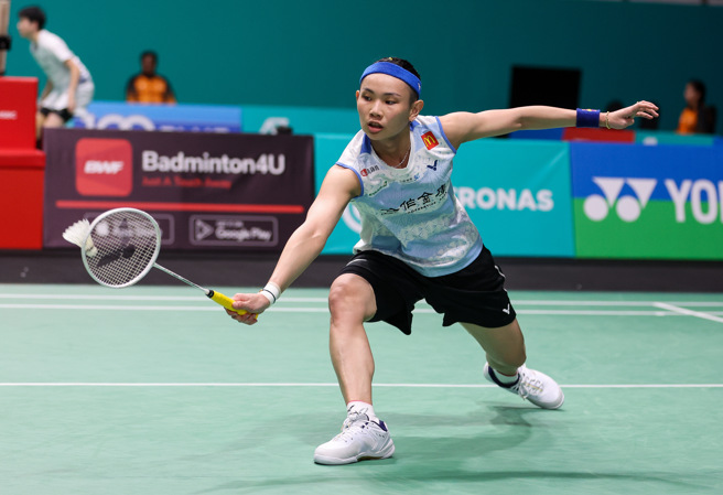 戴資穎晉級馬來西亞羽球公開賽女單8強。（Badminton Photo提供）