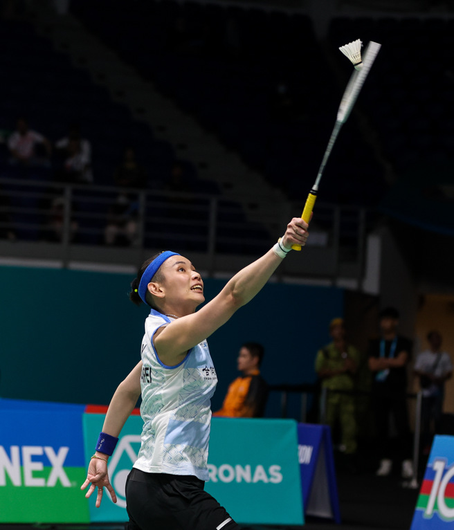 戴資穎在馬來西亞羽球公開賽女單16強賽直落二獲勝。（Badminton Photo提供）