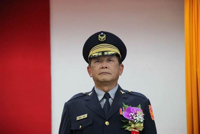 李文章陞任台中市政府警察局局长。(翻摄照片／林郁平台北传真）