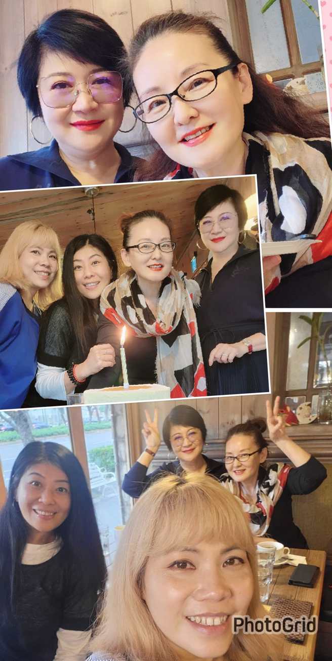 王淑娟分享庆生照。（图／FB@王淑娟的圆缘园）