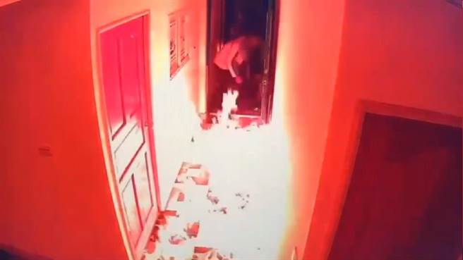 郭嫌称不满邻居发出噪音，才会纵火。（警方提供）