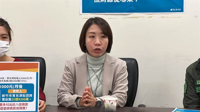 民进党发言人、前新竹市议员李妍慧以3大理由喊话新竹市长高虹安喊话，应慎重考虑跟进发放，勿让新竹市民感到相对剥夺。（资料照／王惠慧摄）