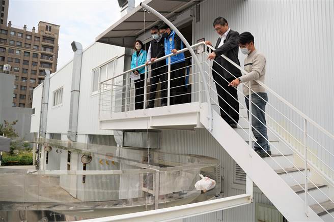 新快取公司在竹北市打造全台唯一快取Catch I复合式商场，主打智能取餐车道。（新竹县府提供／邱立雅竹县传真）