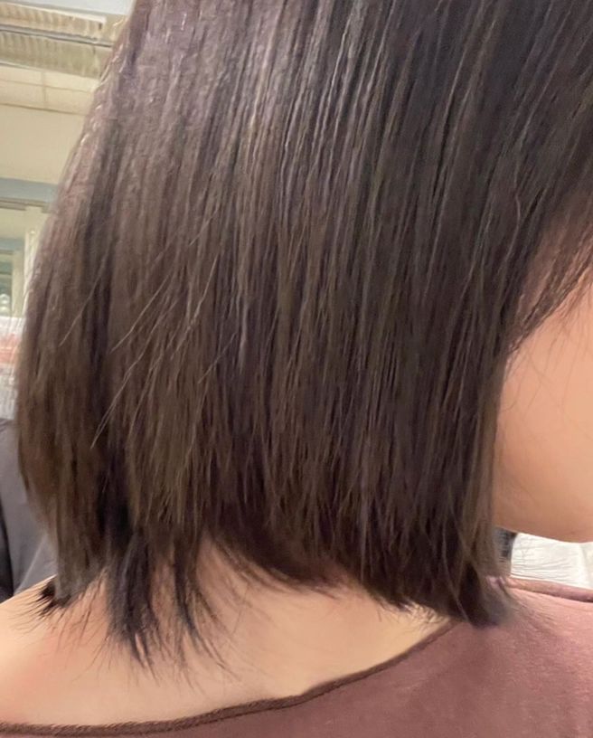 华千涵头髮意外被剪坏。(图/华千涵 IG)