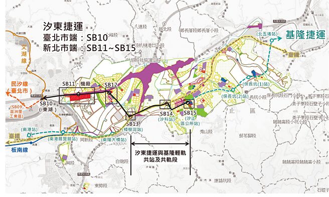 新北市政府启动汐东线都市计画变更案。（新北市城乡局提供／叶德正新北传真）