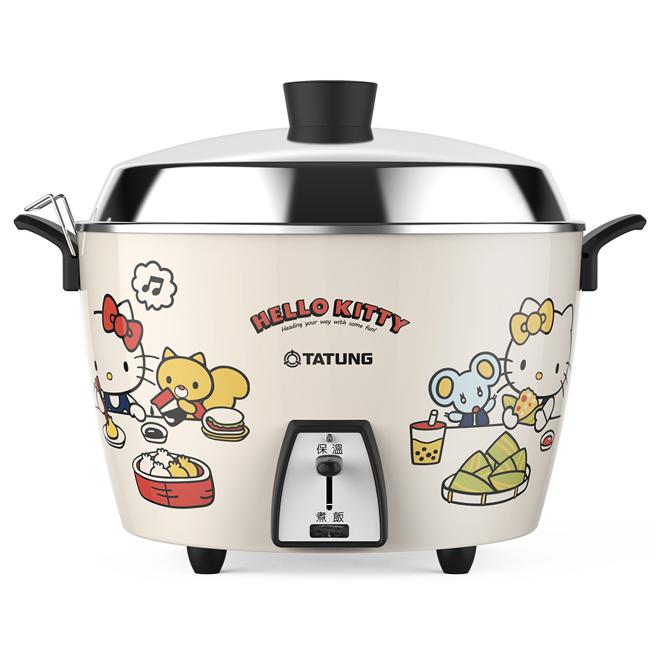 Yahoo奇摩购物中心的大同 HELLO KITTY珍珠奶茶不锈钢电锅，原价5900元，16日至31日前享特价3990元。（Yahoo奇摩购物中心提供）