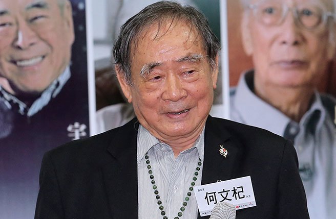 資深畫家何文杞。（資料照片/黃世麒攝）