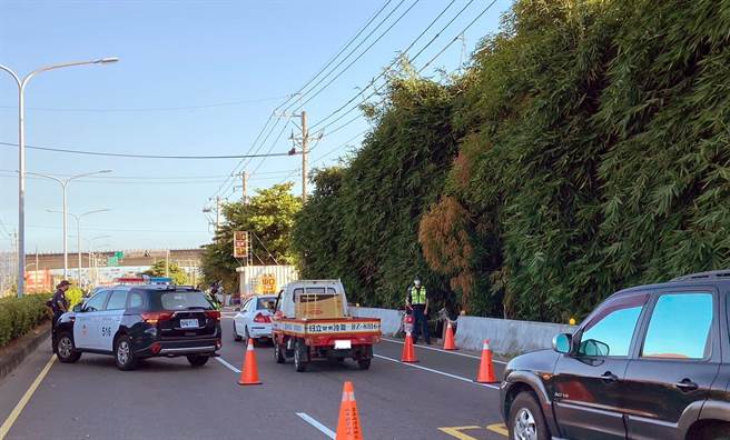 嘉义县警察局昨配合同步扩大取缔酒驾勤务，共查获酒后驾车5件。（嘉义县警察局提供∕吕妍庭嘉义传真）