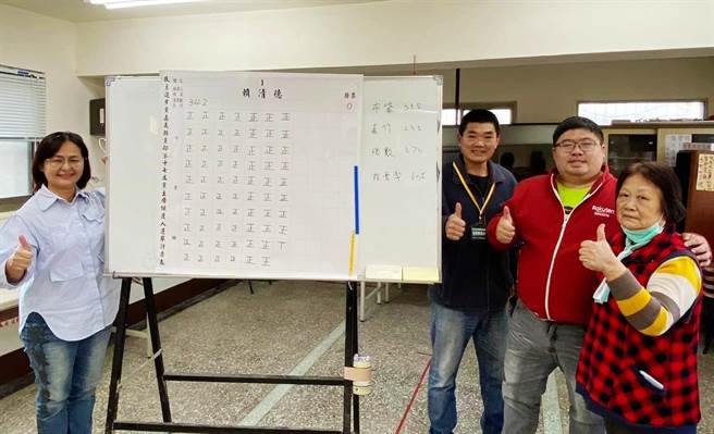 民进党主席补选，嘉义县投票率44.1％，其中布袋义竹投票所投票率更高达60％。（蔡易余服务处提供∕吕妍庭嘉义传真）