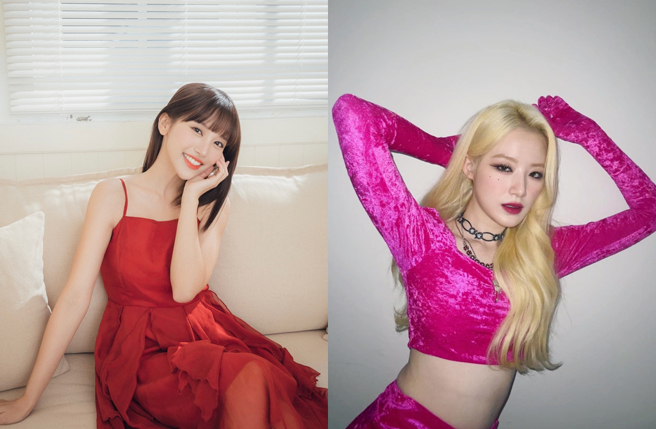 蔡瑞雪曾到韩国当练习生，与(G)I-DLE舒华认识。（图／蔡瑞雪facebook、yeh.shaa_Instagram）