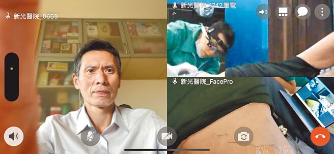 視訊診療對象擴大，慢性病、安寧病人、旅外國人均適用，最快2月上路。圖為民眾接受視訊診療。（林育賢提供／鄭郁蓁台北傳真）