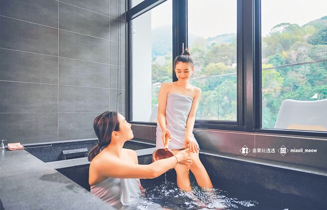 苗栗泰安温泉获交通部观光局台湾好汤金泉奖。（苗栗县政府提供／谢明俊苗栗传真）
