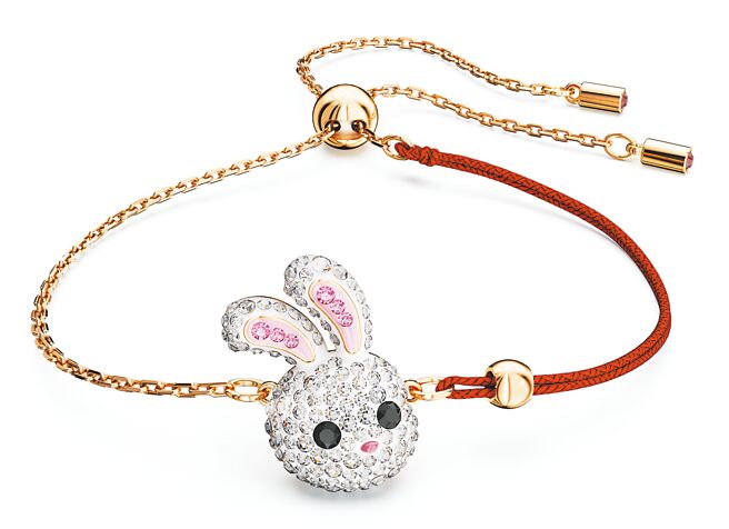 SWAROVSKI年节Zodiac Rabbit手炼，4250元。（SWAROVSKI提供）