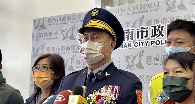 廖宗山會後表示，警方會繼續追查88槍擊案，相信不久的時間就有亮眼的成績。（張毓翎攝）