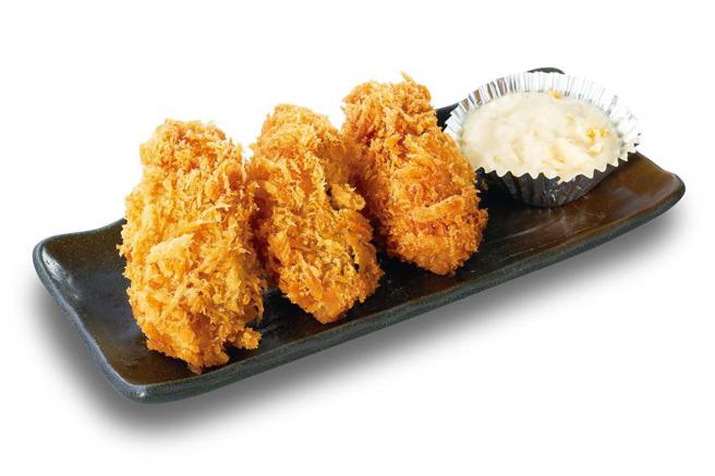 （吉豚屋推出「广岛牡蛎」系列商品，「酥炸牡蛎」3颗加购价只要199元。图／吉豚屋）