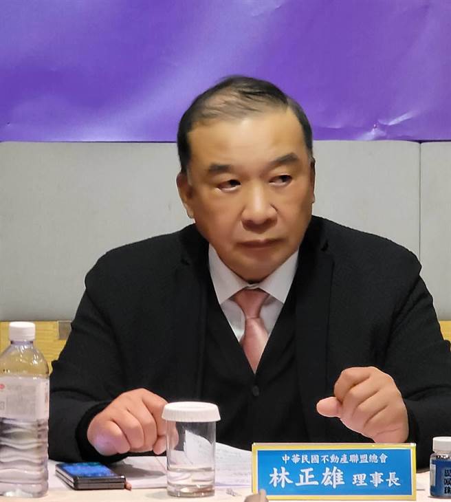 动产联盟总会理事长林正雄批平均地权例打房款瑕疵多，应暂缓实施。（王莫昀摄）