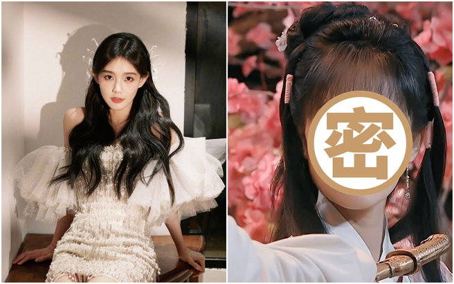 大陆女星李一桐被封为最美黄蓉。(图/微博)