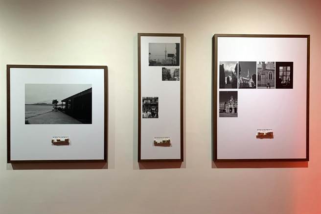 《物的应许》是黄赞伦连结近年创作的集合体，建构创作与「物」之间关系的新认定，藉创作时与记忆对话，思考着物与人、物与创作者的关系重塑下，所产生的意义。（邓博仁摄）