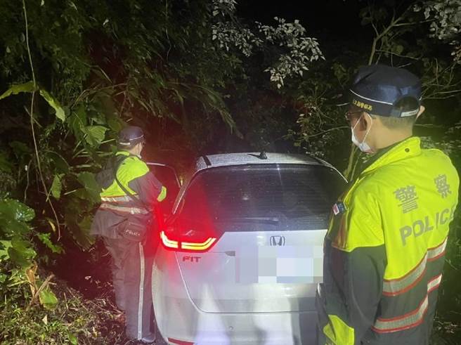 南投女因误信导航，在金峰山区迷路。（台东县警局提供／蔡旻妤台东报导）