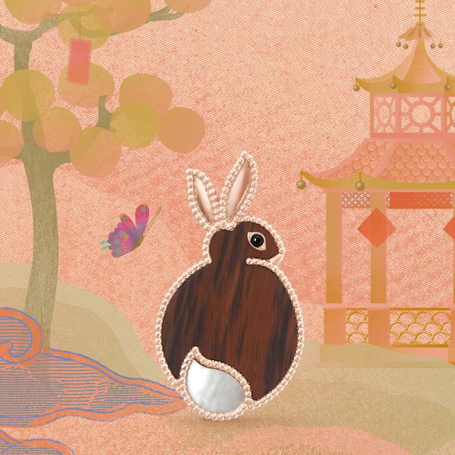 梵克雅寶近日攜手法國動畫家Julie Joseph創作新年動畫短片。（Van Cleef & Arpels提供）