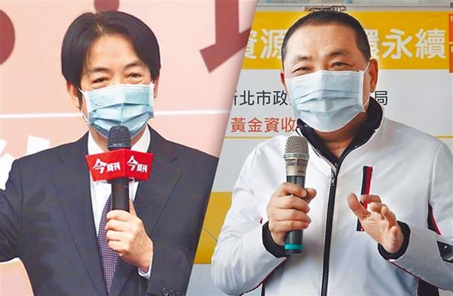 外界看好賴清德（左）與侯友宜（右）可分別代表民進黨和國民黨出戰2024。（中時資料照合成）