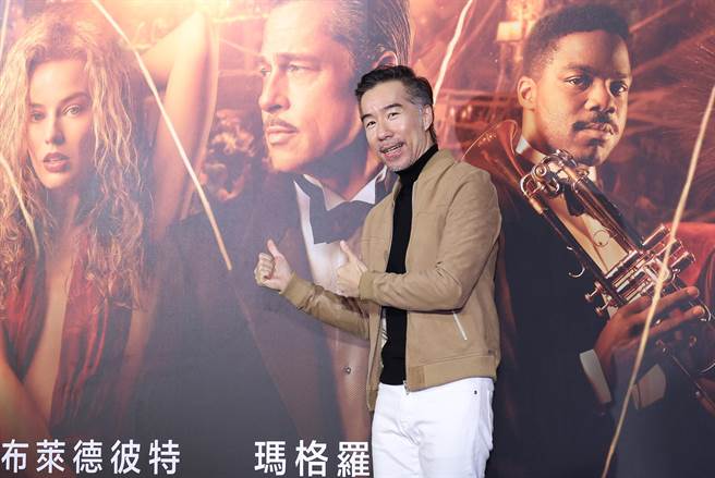 首映会主持人张兆志。（陈俊吉摄）