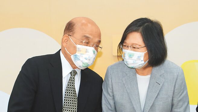 行政院长苏贞昌19日请辞，林浊水质疑，总统蔡英文现在还要再想想？（图／本报系资料照）