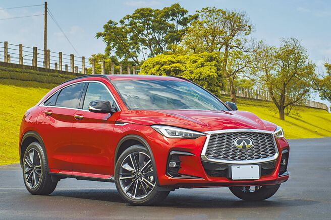 INFINITI QX55售价222.5万元起。（陈大任摄）