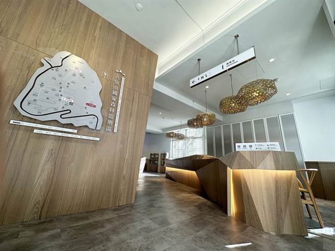 八仙山國家森林遊樂區遊客中心1樓，將於春節期間試營運。（東勢林管處提供／陳淑娥台中傳真）