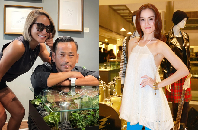 周焯华被判18年有期徒刑，Mandy Lieu近年仍在部落格分享在农场养猪、养马的心得，左图左为周焯华妻子陈慧玲。（图／翻摄自heidi.honey IG；中时资料照片）