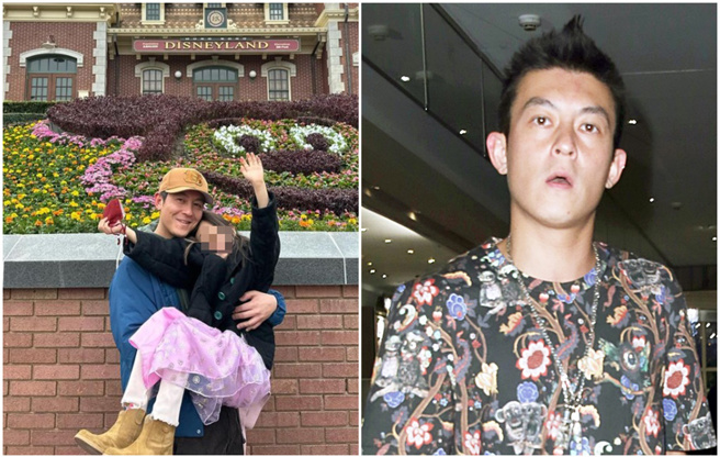 陈冠希带女儿到迪士尼玩。（图／IG@edisonchen；中时资料照）