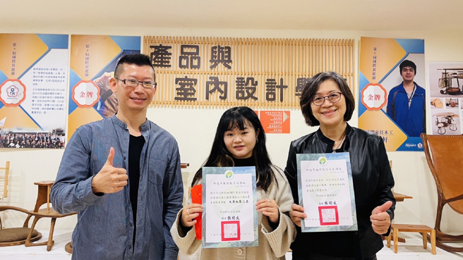 苏宇柔表示，报名金工竞赛的契机主要是想体验现场技艺比赛的氛围及跨出舒适圈挑战不一样的自己。(照片/南华大学提供)