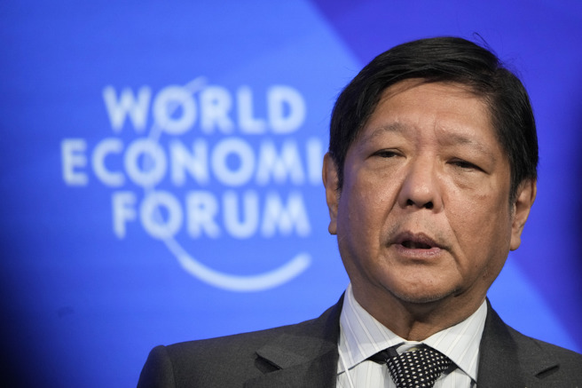 菲律賓總統小馬可仕（Ferdinand Marcos Jr.）表示，南海局勢緊張讓他「徹夜難眠」。（圖／美聯社）