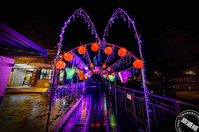 「耀兔光廊」以兔子造型打造为闪耀廊道(新北市政府观光旅游局提供)
