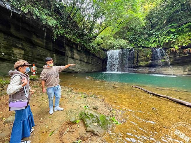 十分体验游中走访望古瀑布(部落客宝宝温旅行亲子生活提供)
