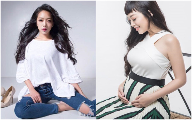 贝童彤自《我爱黑涩会》出道，婚后育有一女。(图/贝童彤 脸书)