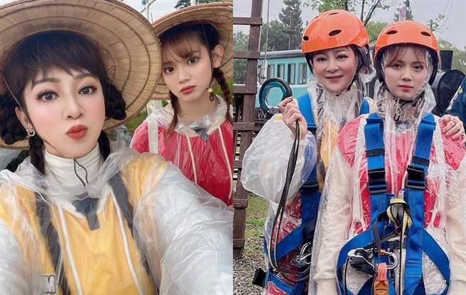 王彩桦与女儿黄于庭。（三立提供）