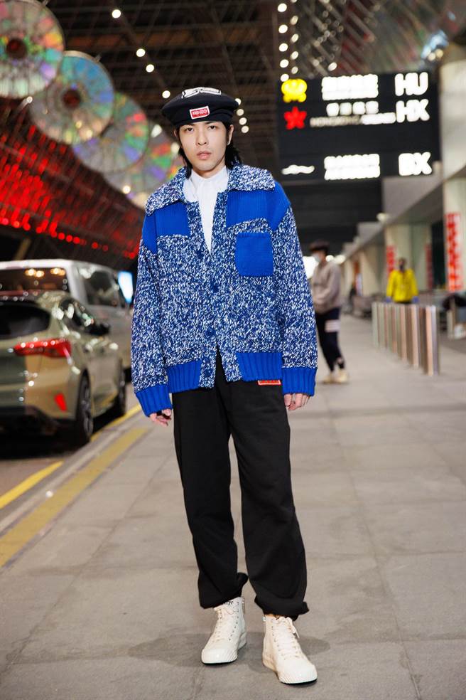 萧敬腾今抵达巴黎，即将参加KENZO时装秀。（喜鹊娱乐提供）